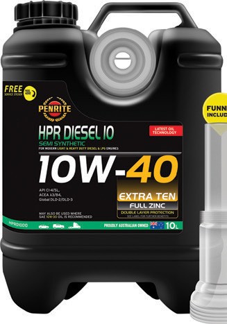 Penrite HPR DIESEL 10 10W-40 10L Engine Oil