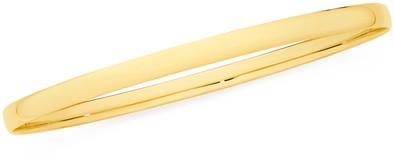 9ct 65mm Solid Bangle