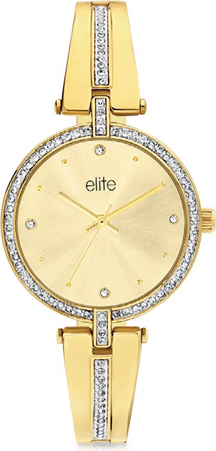 Elite Ladies Semi Bangle Watch