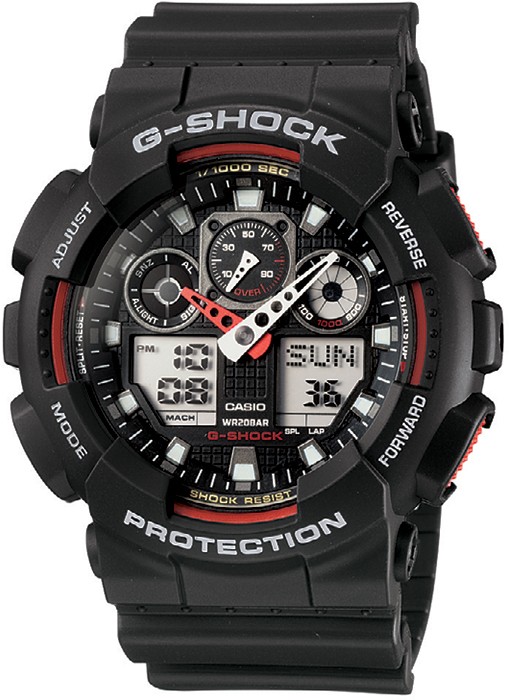 G-Shock Gents Analogue / Digital Watch GA100-1A4