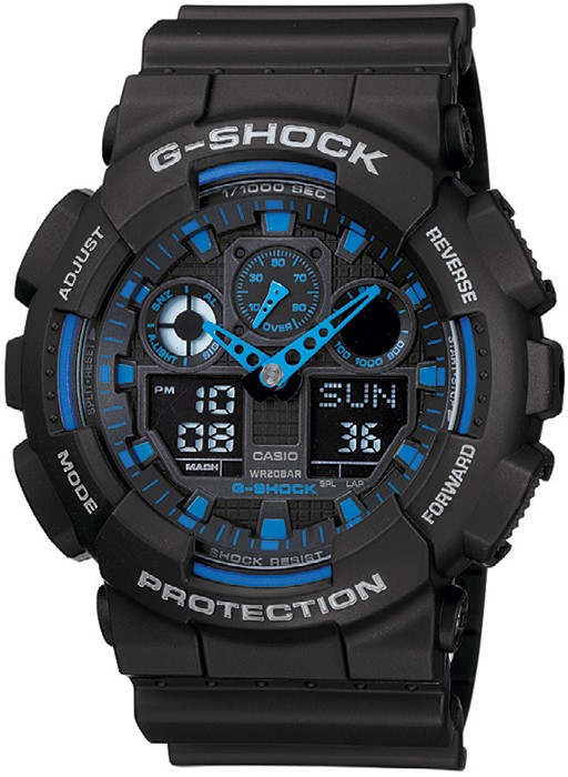 G-Shock Gents Analogue / Digital Watch GA100-1A2