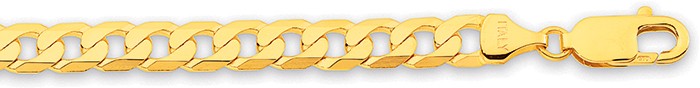 9ct 23cm Solid Curb Gents Bracelet