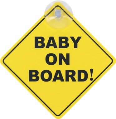 NEW Journey Mate Baby On Board Sign