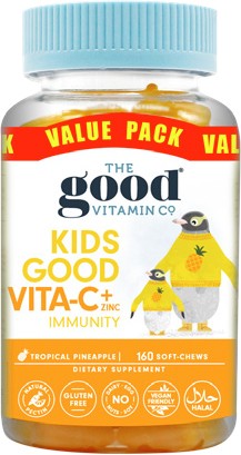 The Good Vitamin Co Kids Good Vita-C + Zinc Immunity Chewables 160 Pack
