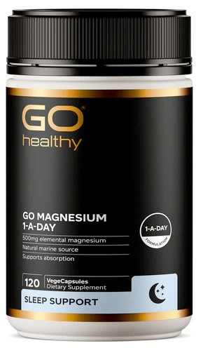 GO Healthy Magnesium Sleep Supplement 1-A-Day 120 Caps