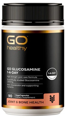 GO Healthy GO Glucosamine Supplement 1-A-Day 90 Caps
