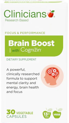 Clinicians Brain Boost With Cognizin Vcaps 30