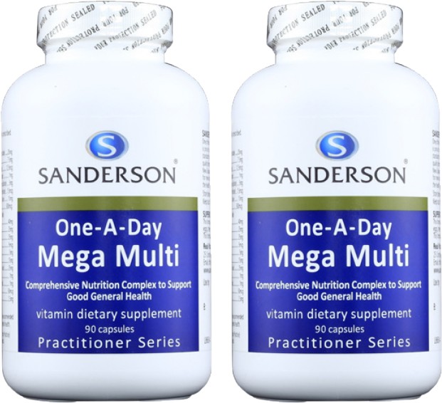 Sanderson One-A-Day Mega Multi 90 Capsules