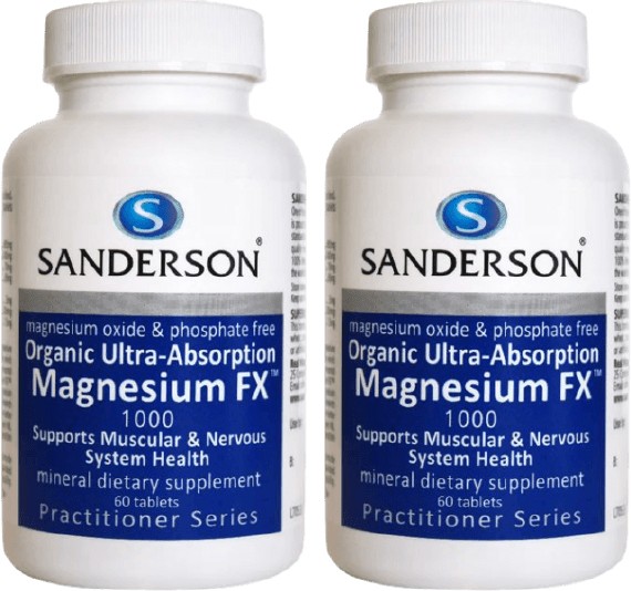 Sanderson Magnesium Supplement FX 1000 60 Tablets