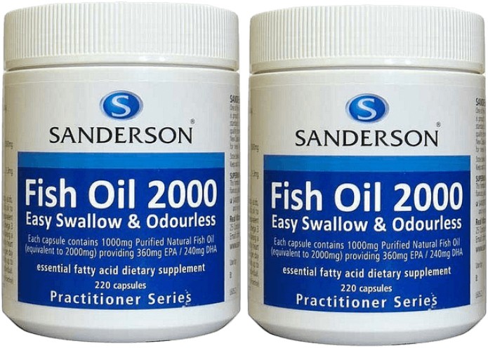 Sanderson Fish Oil 2000 220 Capsules