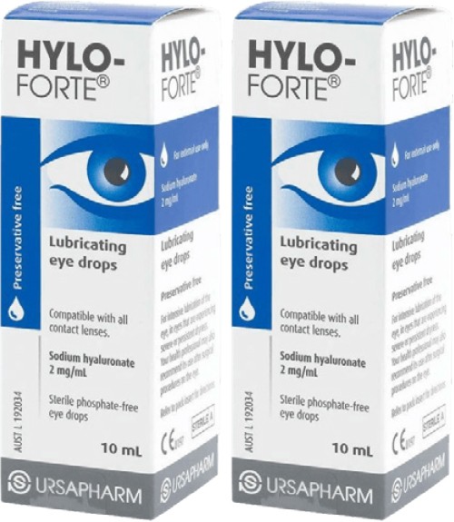 Hylo-Forte Lubricating Eye Drops 10ml