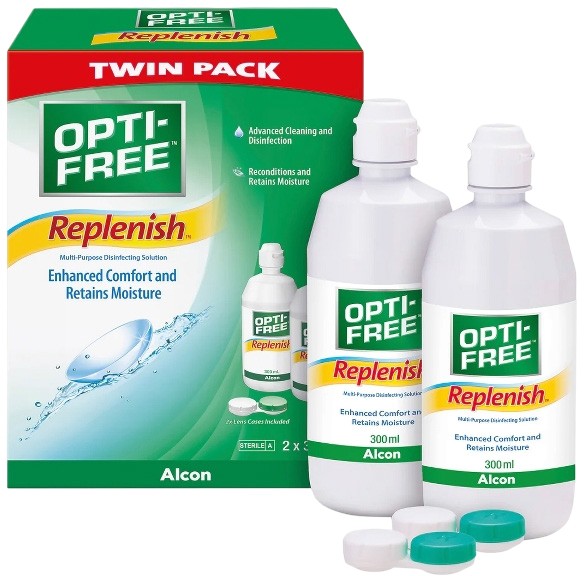 Opti-Free Replenish Twin Pack 2 X 300ml