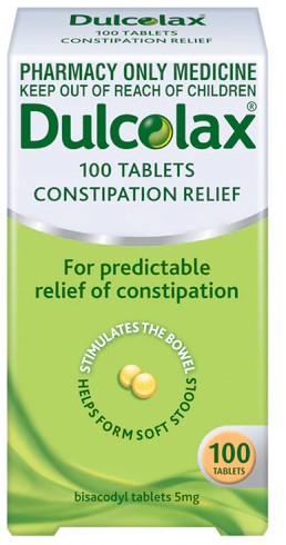 Dulcolax Laxative & Stool Softener Tablets 5mg 100tabs