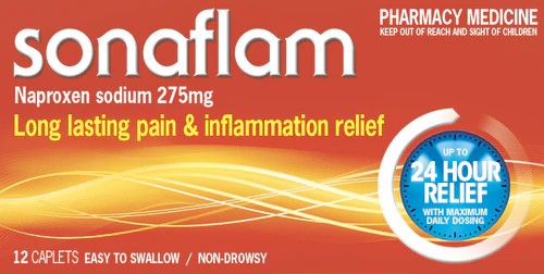 Sonaflam Naproxen USP 275mg 24 Caplets
