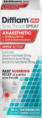 Difflam Plus Anaesthetic Spray 30ml