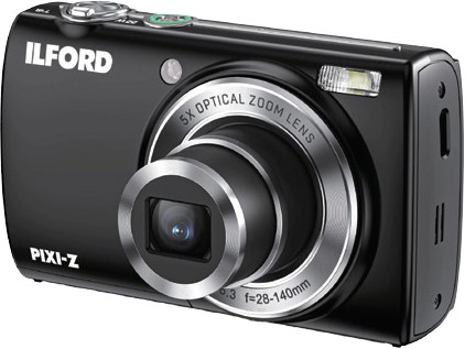 Ilford PIXI-Z 5x Zoom Digital Compact Camera (Black)