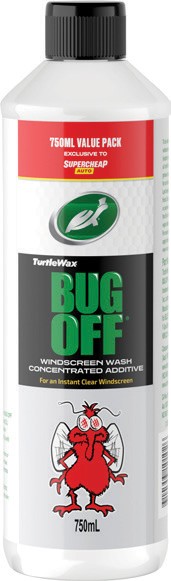 Turtle Wax 750mL Bug Off Windscreen Wash