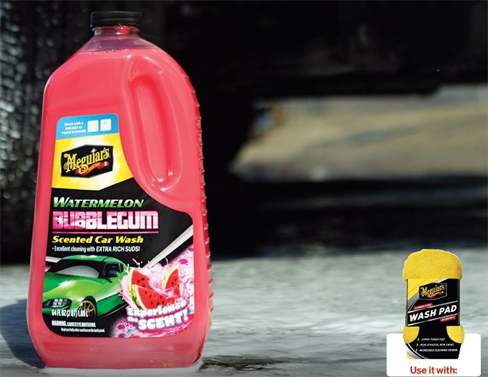 NEW Meguiar’s 1.89L Watermelon Bubblegum Scented Wash