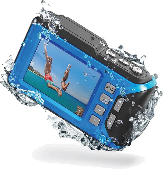 Zero-X DC300 Aqua Waterproof 4K UHD Digital Camera