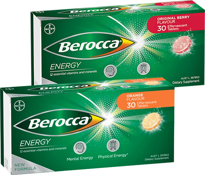 Berocca Effervescent Tablets 30s