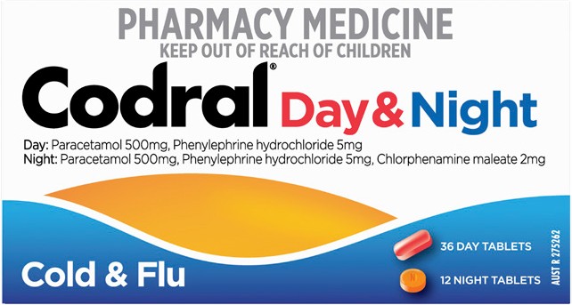 Codral Day & Night Tablets 48s