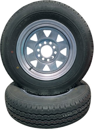 ARK Multi-Stud Pattern Trailer Wheel & Tyre