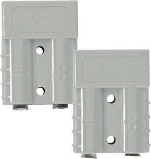 Maxi Trac Heavy Duty Connector 2 Pack - Grey