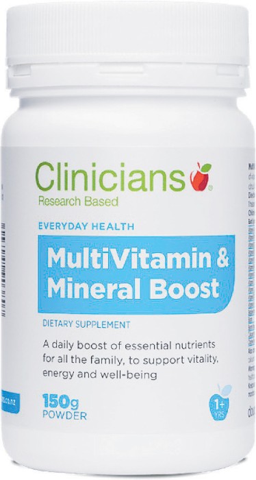 Clinicians Multivit. & Min Boost Pwd 150g