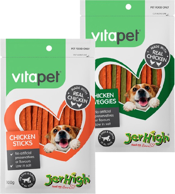 Vitapet Jerhigh Pet Snacks 100g