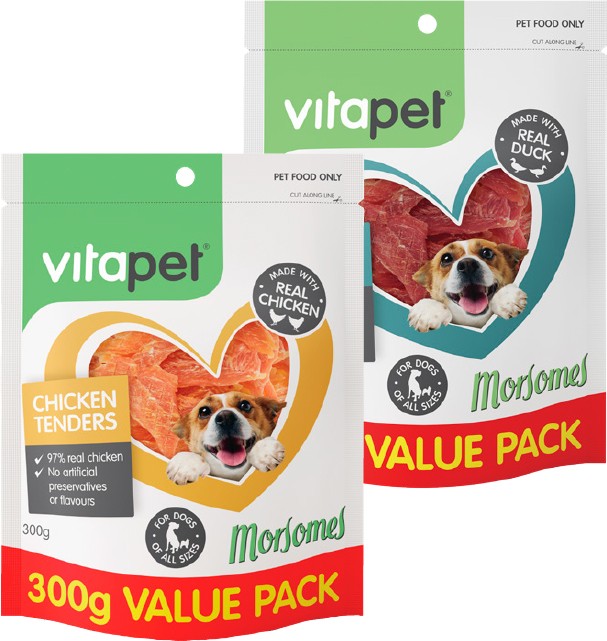 Vitapet Morsomes Dog Treats 300-350g
