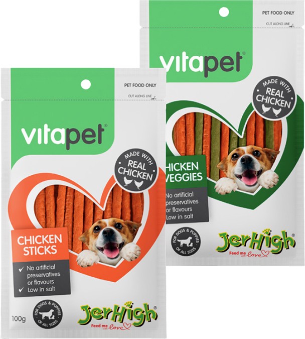 Vitapet Jerhigh Pet Snacks 100g