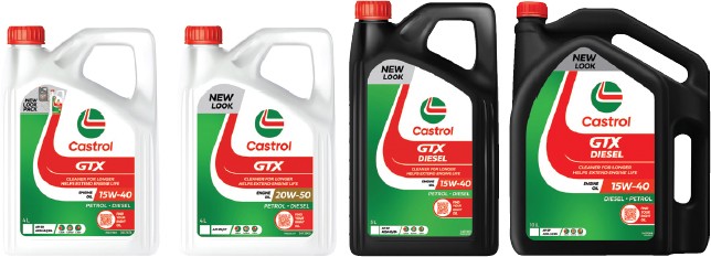 Castrol GTX ENGINE OILS^