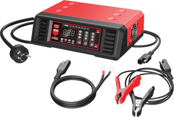 SCA 6/12V 2/8/15A Intelligent Battery Charger