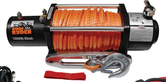 Ridge Ryder 12V 12000lb Electric Winch