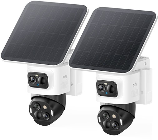 eufy Security EufyCam S4 Triple Lens PTZ Solar Camera 2 Camera Kit