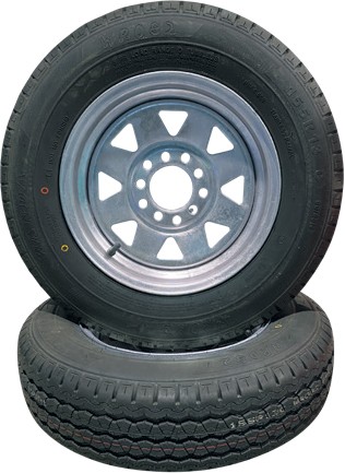 ARK Multi-Stud Pattern Trailer Wheel & Tyre