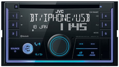 JVC CD/Bluetooth®/iPod/ USB Head Unit