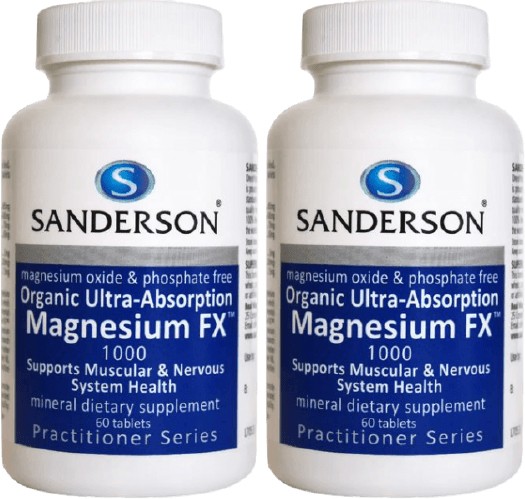 Sanderson Magnesium Supplement FX 1000 60 Tablets
