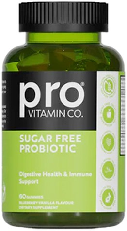 Pro Vitamin Co. Sugar Free Probiotic Gummies 60s