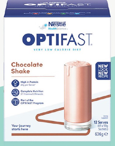 Optifast VLCD Shake Chocolate 12x53g