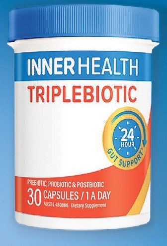 NEW Inner Health TripleBiotic 30 Capsules