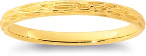9ct Textured Band