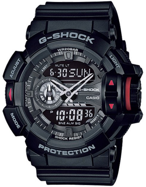 G-Shock Black Analogue/digital Rotary Switch Men's Watch GA400-1B