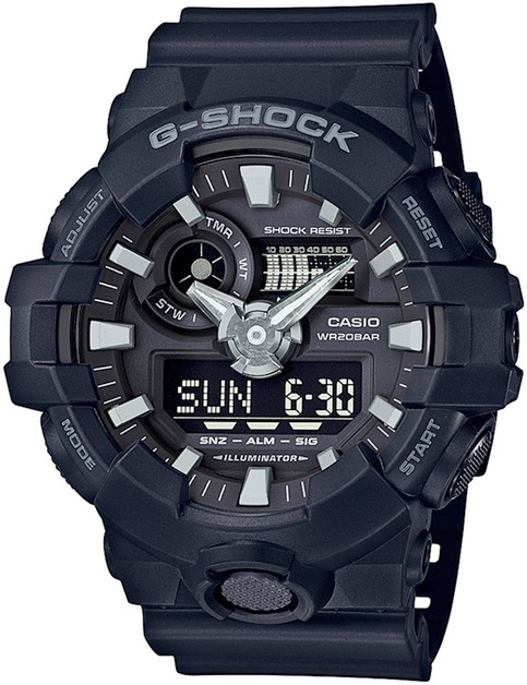 G-Shock Men's Analogue / Digital Watch GA700-1B
