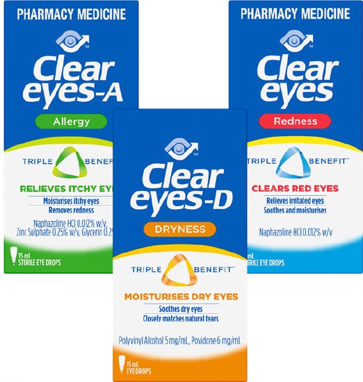 Clear Eye Allergy Drops 15ml