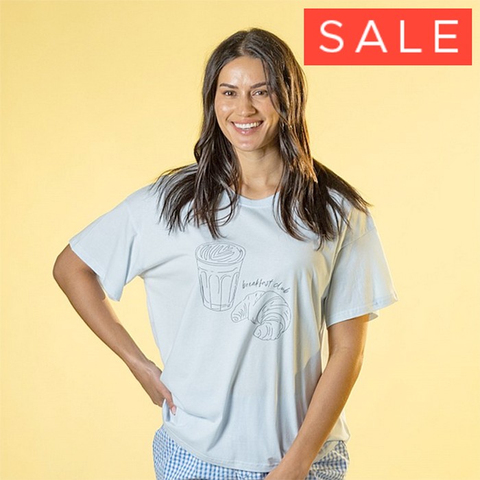 Marlo Women's Breakfast Club Sleep Tee