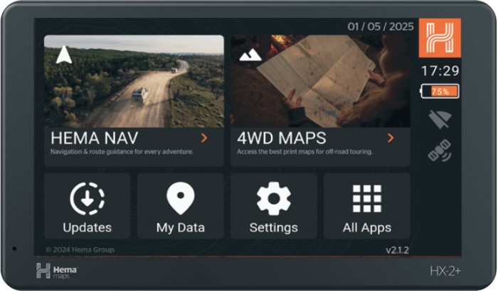 NEW Hema Maps HX-2 + GPS Navigator