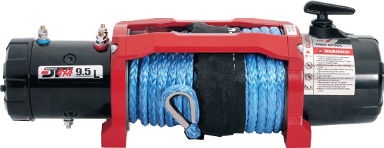 Drivetech 4x4 9500lb 12V 4X4 Winch with Synthetic Rope