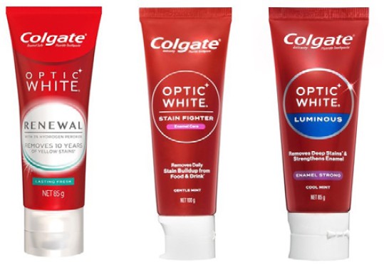 Colgate Optic White Toothpastes