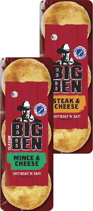Big Ben Classic Chilled Pies 6 Pack